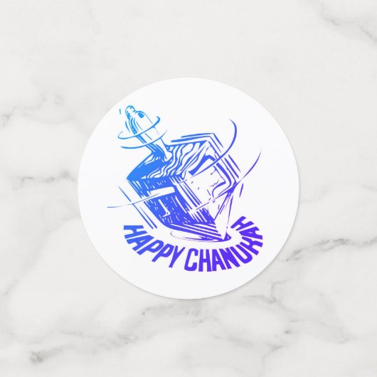 Hanukkah Table Confetti (Kleine voorkant)