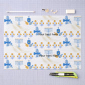 Hanukkah tissue Paper – Menorah, Dove, Dreidel Tissuepapier (Craft)