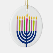 Hanukkah-versiering | menorah | feestdagen decorat keramisch ornament (Rechts)