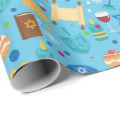 Hanukkah Wrapping Paper Cadeaupapier (Rol Hoek)