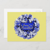 Hanukkah Wreath Briefkaart (Voorkant / Achterkant)