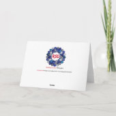 Hanukkah Wreath Kaart (Achterkant)