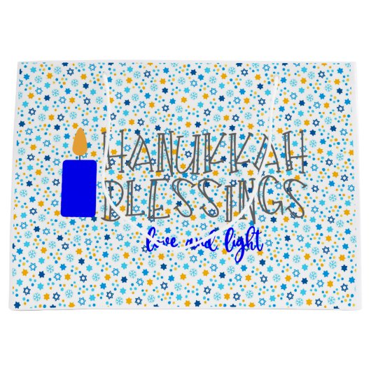Hanukkah Zegeningen Groot Cadeauzakje (Voorkant)