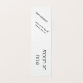 Hanukkiah avec Gemstones longish Hanoukka Card (Inside Unfolded)