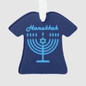 Hanukkiah Happy Hanoukka Juive Fête Menorah (dos)