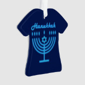 Hanukkiah Happy Hanoukka Juive Fête Menorah (devant)