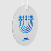Hanukkiah Happy Hanoukka Juive Fête Menorah (devant)