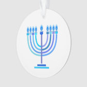 Hanukkiah Happy Hanoukka Juive Fête Menorah (devant)