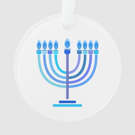 Hanukkiah Happy Hanoukka Juive Fête Menorah (devant)