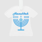 Hanukkiah Happy Hanoukka Juive Fête Menorah (dos)