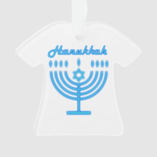 Hanukkiah Happy Hanoukka Juive Fête Menorah (devant)