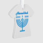 Hanukkiah Happy Hanoukka Juive Fête Menorah (devant)