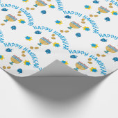 Hanukkuh Symbols Cadeaupapier (Hoek)