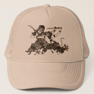 HANUMAN - BESTRIJDING VAN BUDDHIST & HINDU GODS. TRUCKER PET
