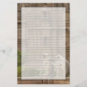 Hanuman Langurs of zwart gezicht, gewone of grijze Briefpapier