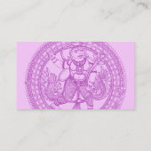 Hanuman Monkey Calling Card Contactkaartje (Achterkant)
