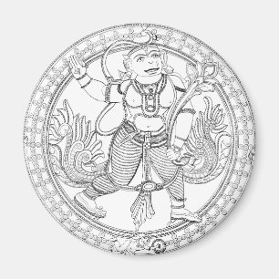 Hanuman Monkey God Magneet