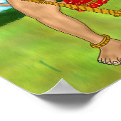 Hanuman-poster Poster (Hoek)