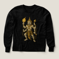Hanuman Thai Tempel T-Shirt – Mythische Krijger St