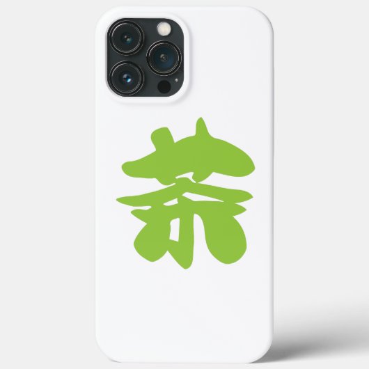 Hanzi/Kanji Language Character Chinese Tea Case-Mate iPhone Case (Achterkant)