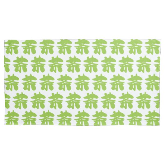 Hanzi/Kanji Language Character Chinese Tea Kussensloop (Voorkant-Links)