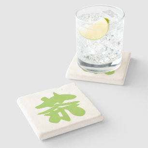 Hanzi/Kanji Language Character Chinese Tea Stenen Onderzetter
