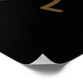 Hap-bean-ness Funny Bean Pun Dark BG Poster (Hoek)