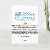 HAP "BEE" Birthday Kaart (Achterkant)