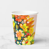 Hap - Bee Birthday Papieren Bekers (Achterkant)