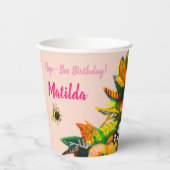 Hap - Bee Birthday Papieren Bekers (Voorkant)