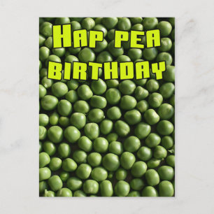 Hap Pea Birthday Briefkaart