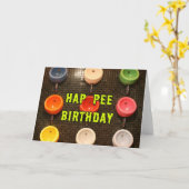 Hap Pee Birthday Kaart (Gele Bloem)