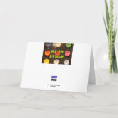 Hap Pee Birthday Kaart (Achterkant)