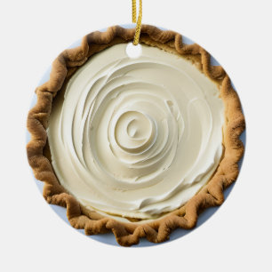 Hap-pie Kerstmis Sweetie Pie   Grappig eten Pun Keramisch Ornament