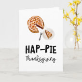 Hap-Pie Thanksgiving Kaart (Gele Bloem)
