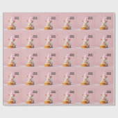 Hap-pig Verjaardag! Cadeaupapier (Vlak)