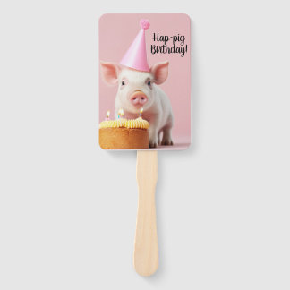 Hap-pig Verjaardag! Handwaaier