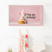 Hap-pig Verjaardag! Spandoek (Insitu)