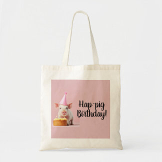 Hap-pig Verjaardag! Tote Bag