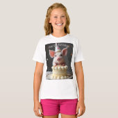 Hap varken Verjaardag T-shirt (Voorkant volledig)
