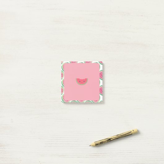 Hap watermeloen post-it® notes (Op bureau)