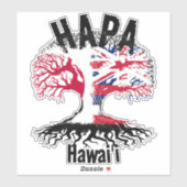 HAPA JAPAN HAWAII ROOTS STICKER (Vel)