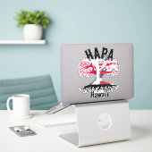 HAPA JAPAN HAWAII ROOTS STICKER (Laptop op bureau)