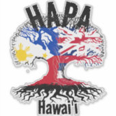 HAPA PHILIPPINES HAWAII ROOTS STICKER (Devant)
