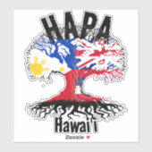 HAPA PHILIPPINES HAWAII ROOTS STICKER (Feuille)