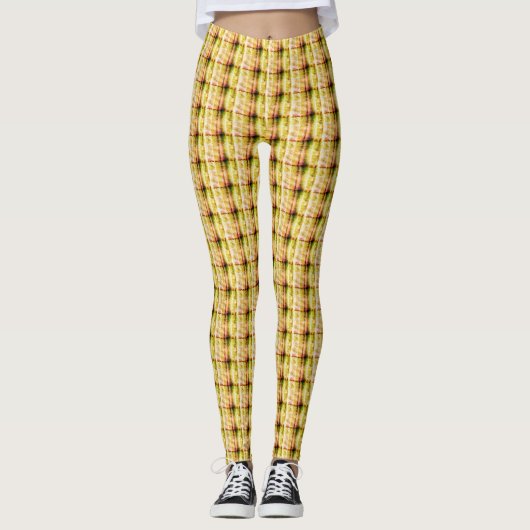 Hapa Plaid Green 1974, Leggings (Voorkant)