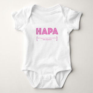 HAPA Pride Half Aziatische Pacifische Islander Romper