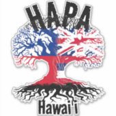 HAPA SAMOA HAWAII WORTELS STICKER (Voorkant)