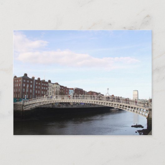 ha'penny bridge briefkaart (Voorkant)