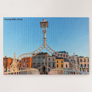 Ha'penny Bridge Dublin Ireland Jigzaag Puzzle Legpuzzel
